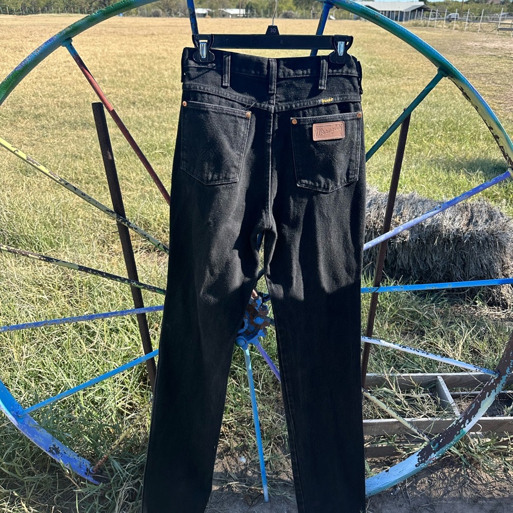 Vintage, straight-leg Wranglers